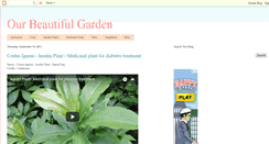 Desktop Screenshot of ourbeautifulgarden.com